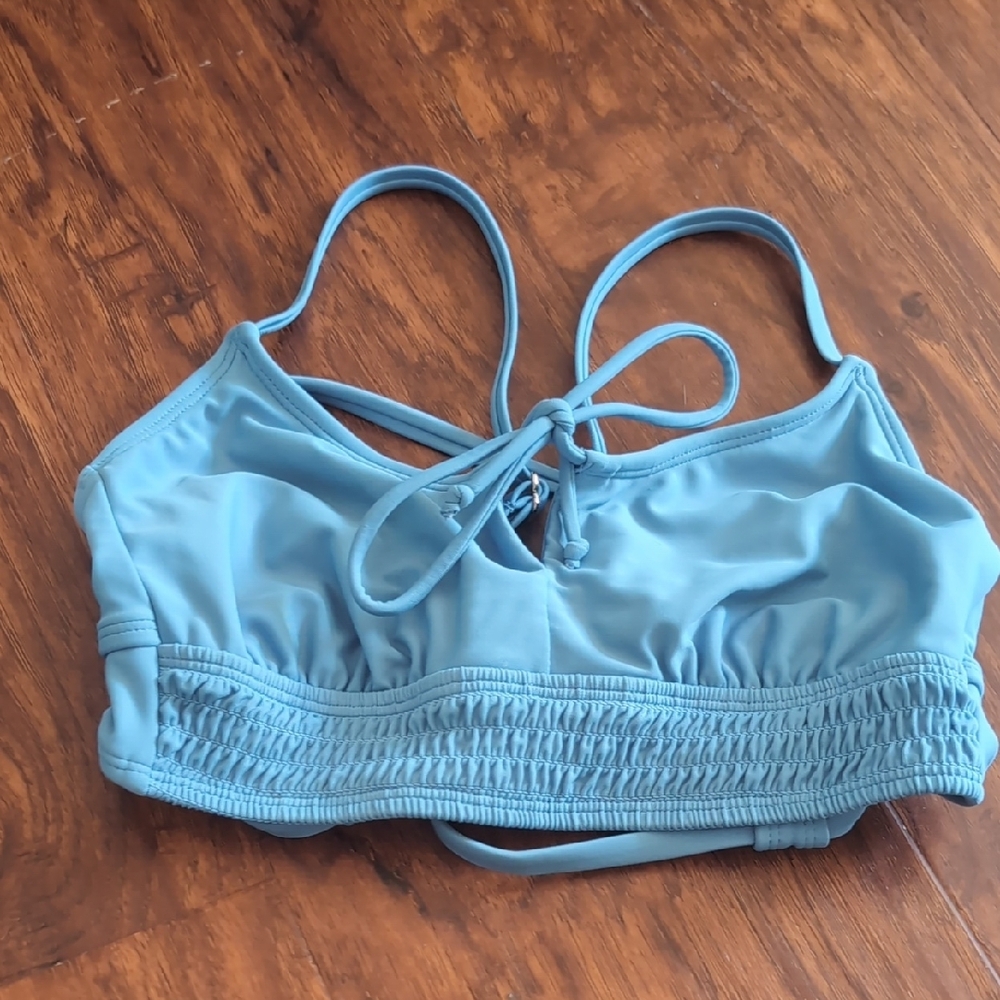 Xhilaration Light Blue Bikini Top